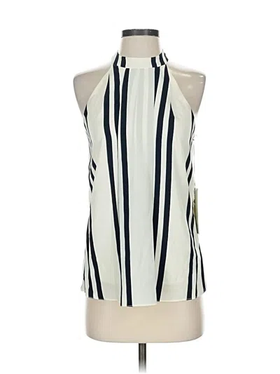 Pre-owned Bishop + Young Sleeveless Blouse In White