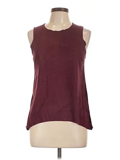 Pre-owned Bishop + Young Sleeveless T-shirt In Burgundy