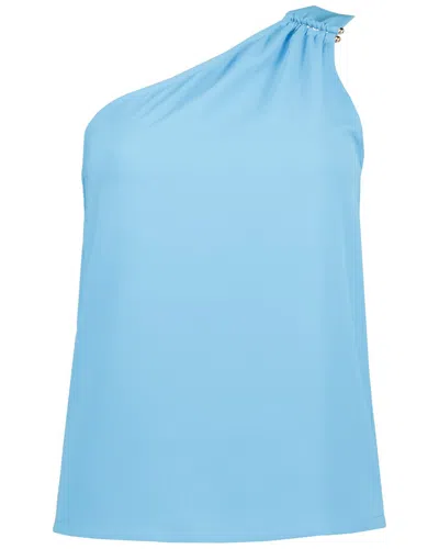 Bishop + Young Solerno One Shoulder Top In Blue