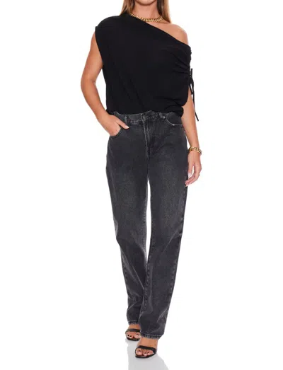 Bishop + Young Solerno One Shoulder Top In Black