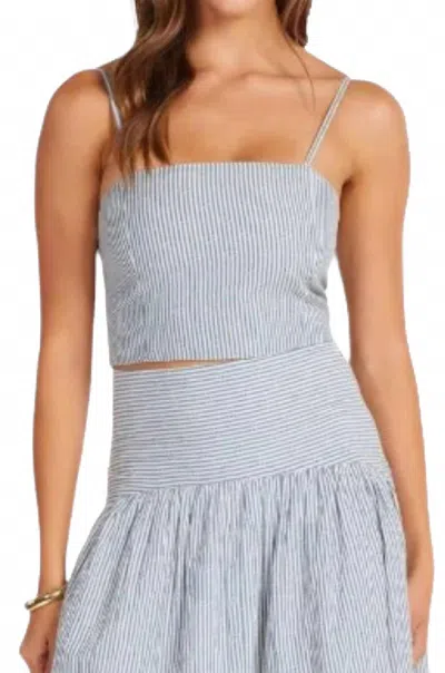 Bishop + Young Sorrento Corset Top In Blue
