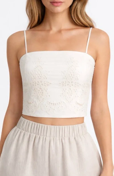 Bishop + Young Sorrento Corset Top In White