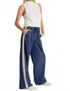 Bishop + Young Sporty Tencel Pull-on Pant In Blue Tencel In Blue