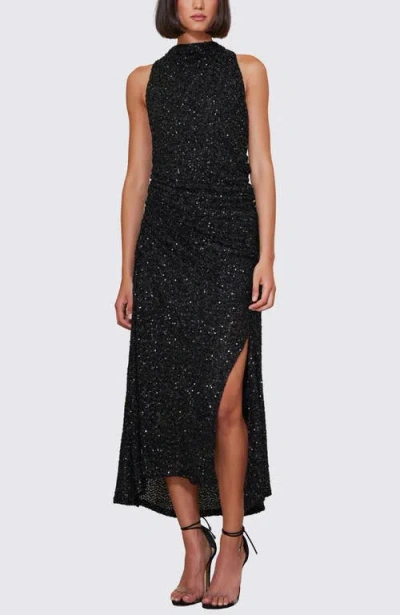 Bishop + Young Sublime Halter Dress In Black