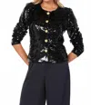 Bishop + Young Sublime Sequin Jacket In Black