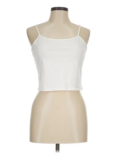 Pre-owned Bishop + Young Tank Top White Halter Neckline Tops