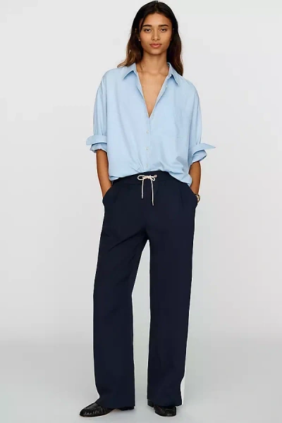 Bishop + Young Two Tone Track Pants In Blue