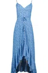 BISHOP + YOUNG UNDER THE SUMMER SKY SERENE SUMMER DRESS IN PARADISE PRINT
