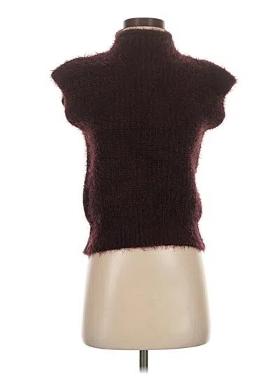 Pre-owned Bishop + Young Vest In Burgundy