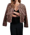 Bishop + Young Victoria Faux Fur Jacket In Leopard In Multi
