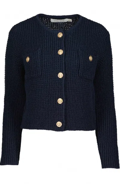 Bishop + Young Women's Dakota Cardigan In Indigo In Blue
