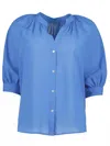 Bishop + Young Women's Felina Blouse In Blue In Blue