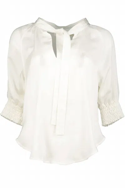 Bishop + Young Women's Harper Smock Top In White In Neutral