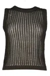 Bishop + Young Women's Huttan Knit Tank Top In Olive In Green
