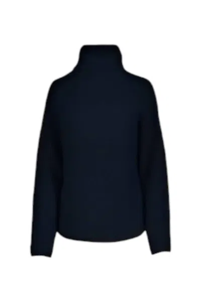 Bishop + Young Women's Luxe Cozy Turtleneck Sweater In Navy In Blue