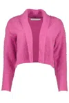 Bishop + Young Women's Mila Cardigan In Crush In Pink