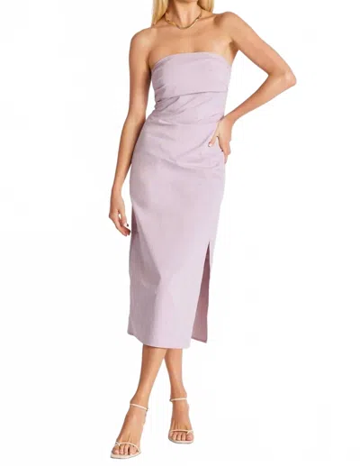 Bishop + Young Women's Naomi Strapless Dress In Violet In Purple