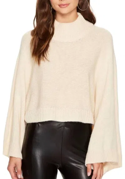 Bishop + Young Women's Olivia Crop Sweater In White