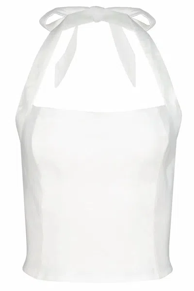 Bishop + Young Women's Positano Top In White