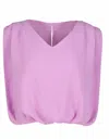 Bishop + Young Women Serafina Top In Violet In Purple