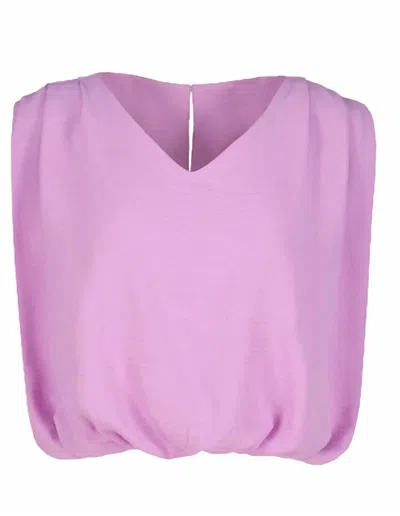 Bishop + Young Women Serafina Top In Violet In Purple