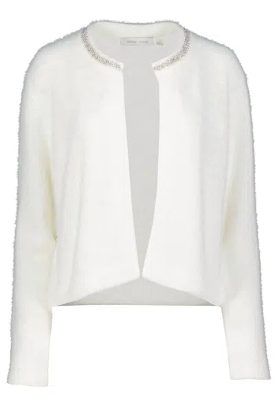 Bishop + Young Women's Sofia Cardigan In White