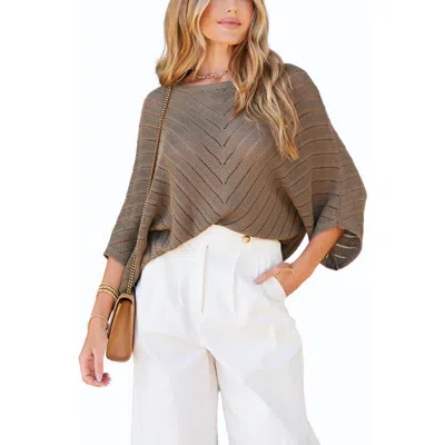 Bishop + Young Zen Sweater In Brown