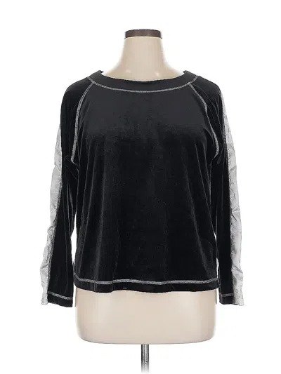 Pre-owned Bisou Bisou 3/4 Sleeve T-shirt In Black