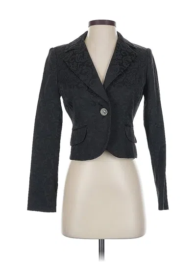 Pre-owned Bisou Bisou Blazer Jacket In Gray