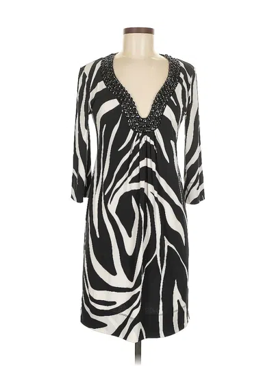 Pre-owned Bisou Bisou Casual Dress In Black