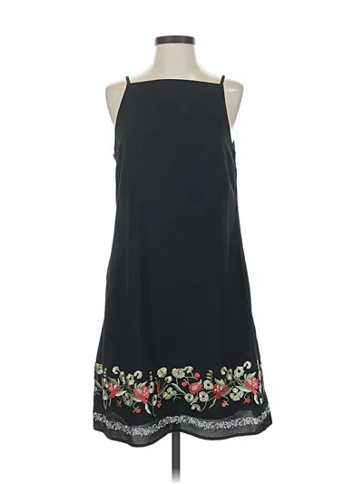 Pre-owned Bisou Bisou Casual Dress In Black