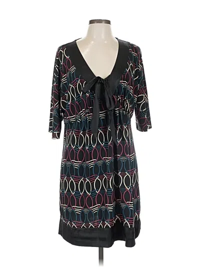 Pre-owned Bisou Bisou Casual Dress In Black