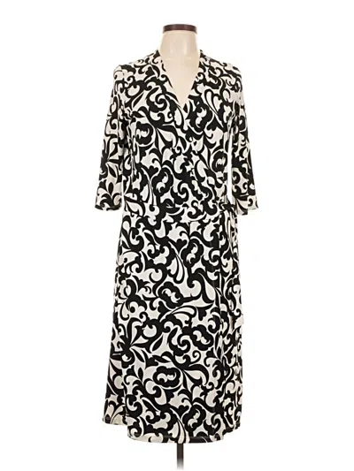 Pre-owned Bisou Bisou Casual Dress In Black