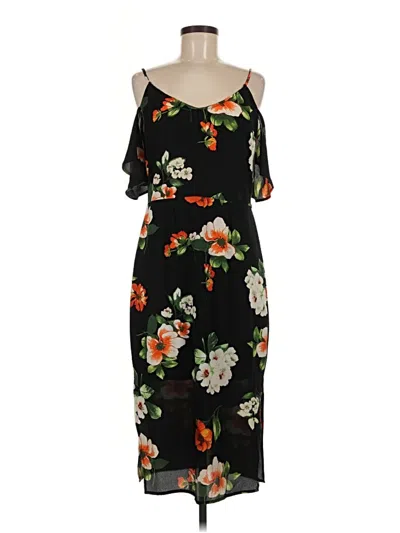 Pre-owned Bisou Bisou Casual Dress In Black