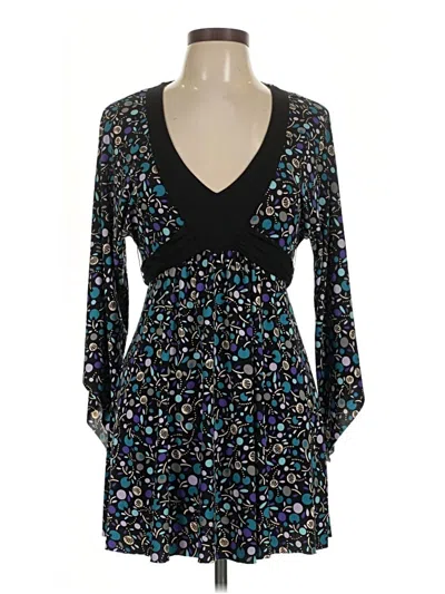Pre-owned Bisou Bisou Casual Dress In Black