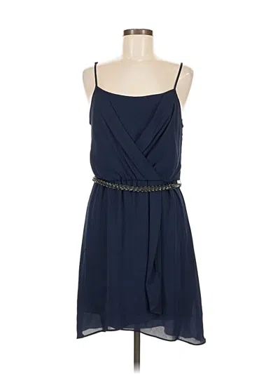 Pre-owned Bisou Bisou Casual Dress In Blue
