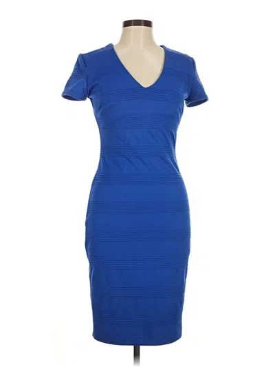 Pre-owned Bisou Bisou Casual Dress In Blue