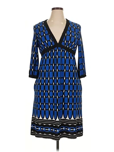Pre-owned Bisou Bisou Casual Dress In Blue
