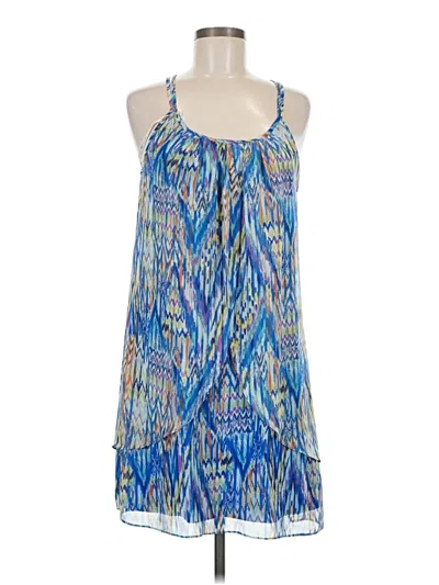 Pre-owned Bisou Bisou Casual Dress In Blue