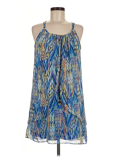 Pre-owned Bisou Bisou Casual Dress In Blue