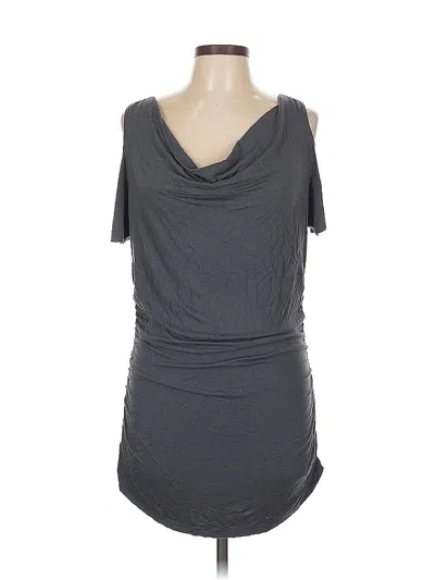 Pre-owned Bisou Bisou Casual Dress In Gray