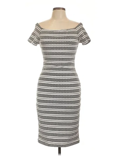 Pre-owned Bisou Bisou Casual Dress In Gray