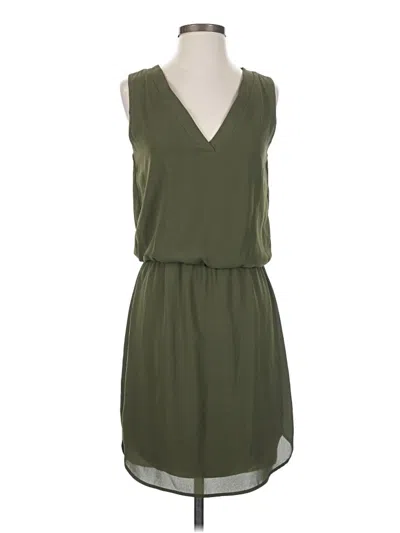 Pre-owned Bisou Bisou Casual Dress In Green