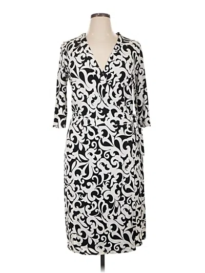 Pre-owned Bisou Bisou Casual Dress In Ivory