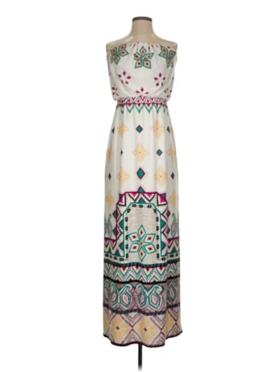 Pre-owned Bisou Bisou Casual Dress In Ivory