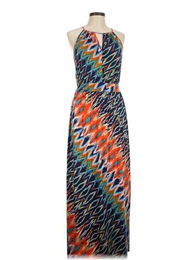 Pre-owned Bisou Bisou Casual Dress In Orange