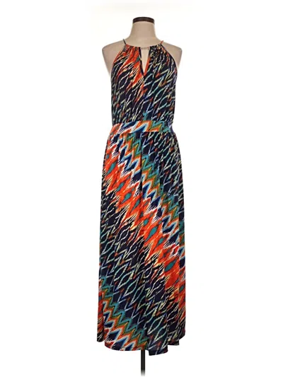 Pre-owned Bisou Bisou Casual Dress In Orange