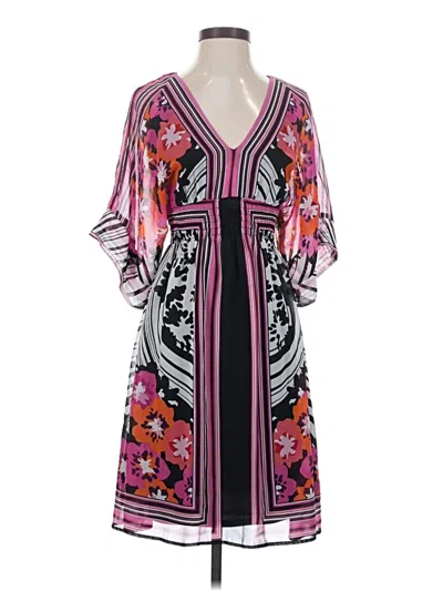 Pre-owned Bisou Bisou Casual Dress In Pink