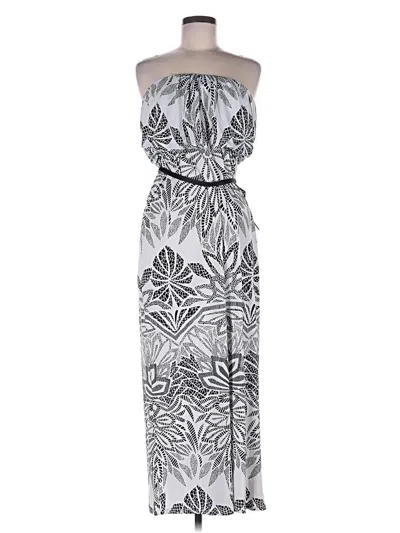Pre-owned Bisou Bisou Casual Dress In Silver