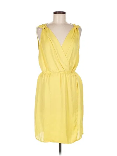 Pre-owned Bisou Bisou Casual Dress In Yellow
